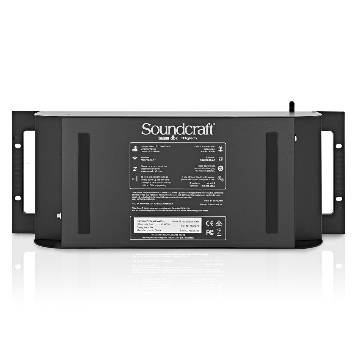 Soundcraft Ui16 Digital Rack Mixer - Image 3