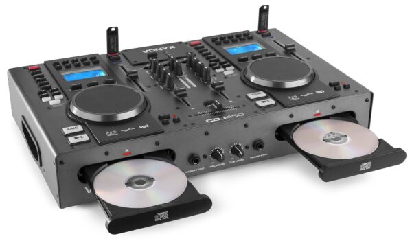 Vonyx CDJ450 Twin Top CD/MP3/USB player/mixer with BT - Image 6