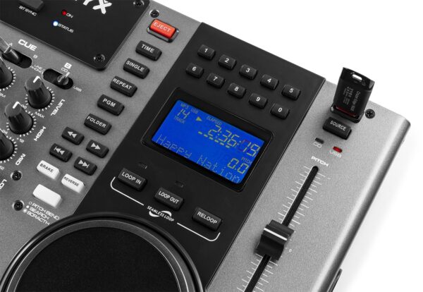 Vonyx CDJ450 Twin Top CD/MP3/USB player/mixer with BT - Image 7