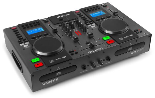 Vonyx CDJ450 Twin Top CD/MP3/USB player/mixer with BT - Image 9