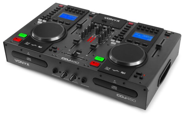 Vonyx CDJ450 Twin Top CD/MP3/USB player/mixer with BT