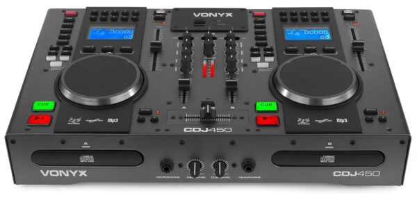 Vonyx CDJ450 Twin Top CD/MP3/USB player/mixer with BT - Image 11