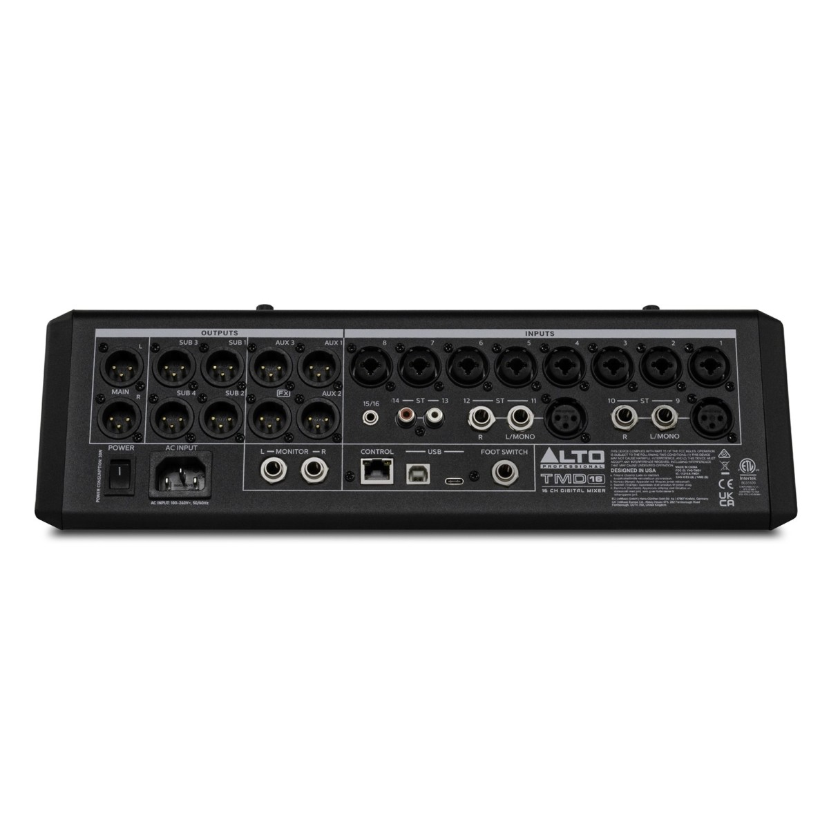Alto Professional TMD16 Compact Digital Mixer - Image 3